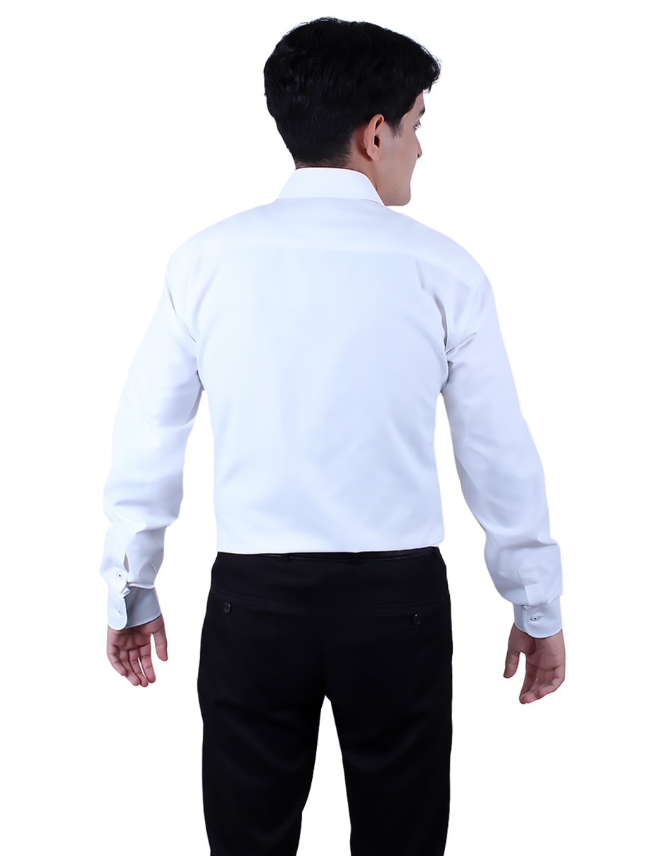 Camisa de vestir Parllieni manga larga para hombre