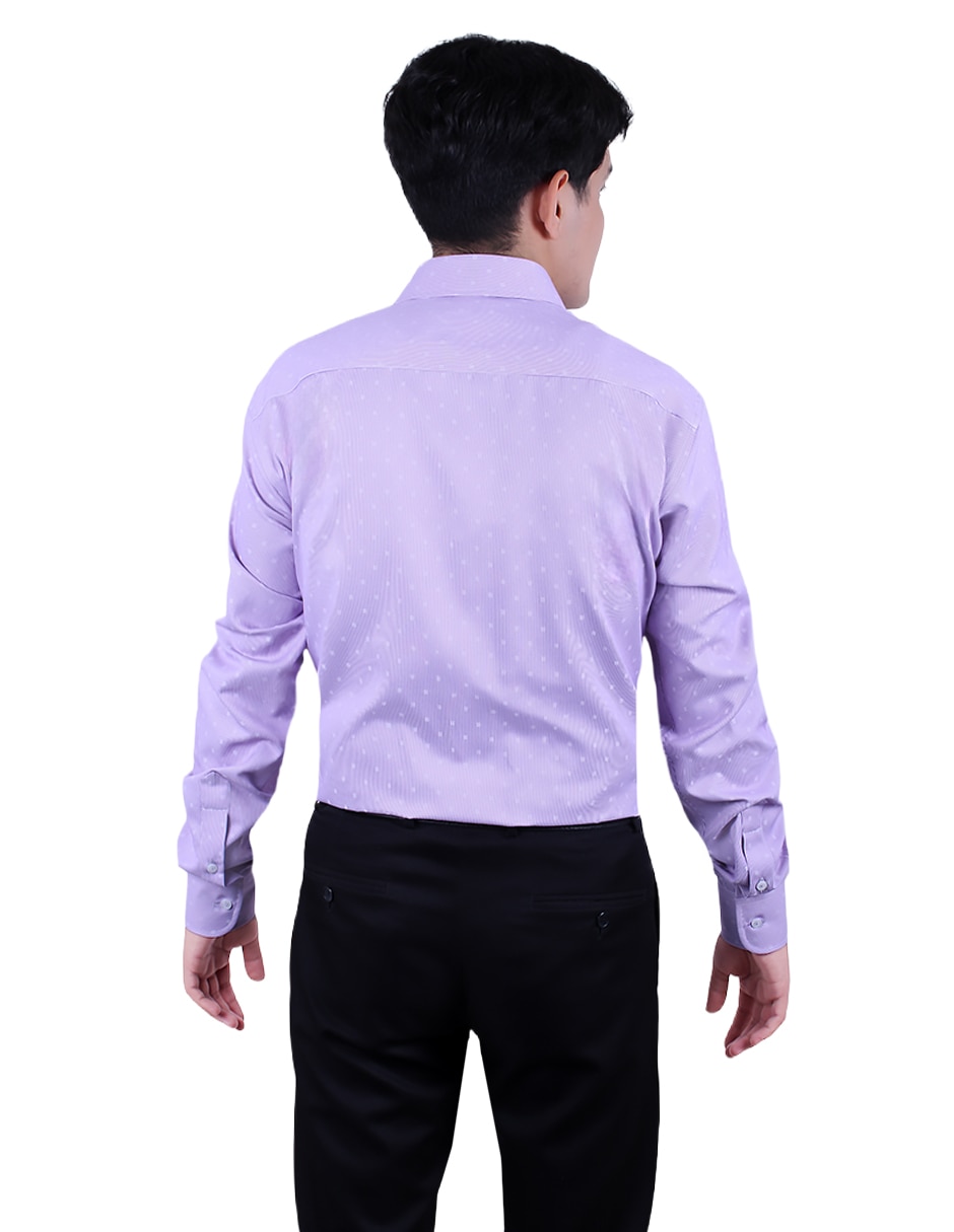 Camisa de vestir Parllieni manga larga para hombre