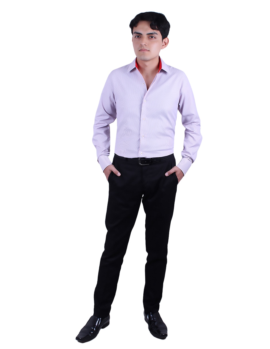 Camisa de vestir manga larga para hombre 2