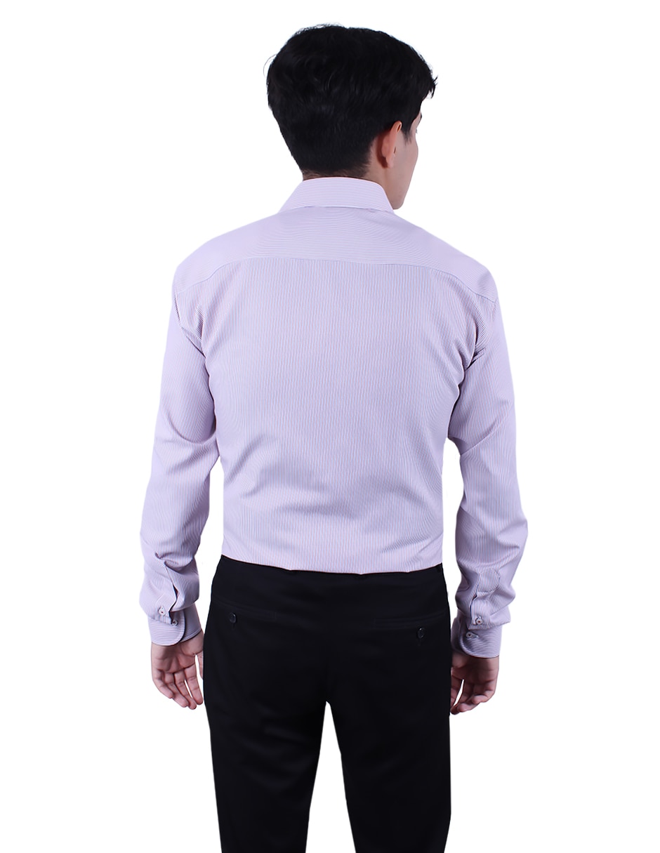 Camisa de vestir manga larga para hombre 4