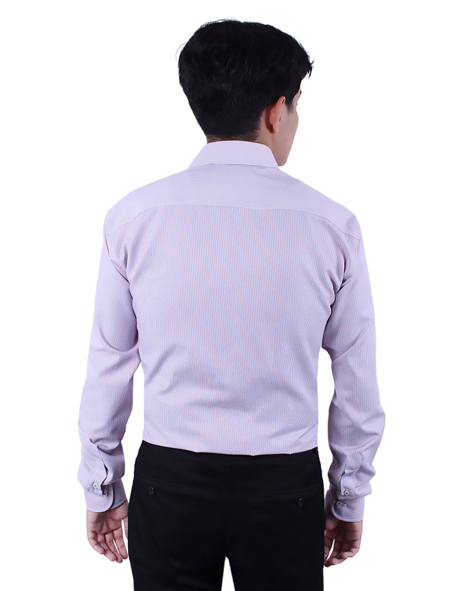 Camisa formal manga larga para hombre 2