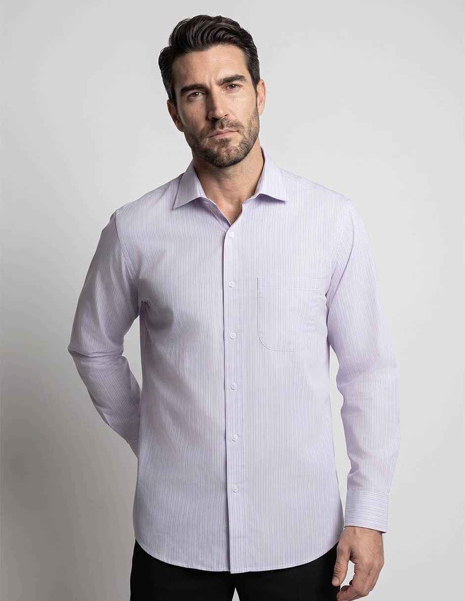 Camisa formal manga larga para hombre Camisa formal manga larga para hombre