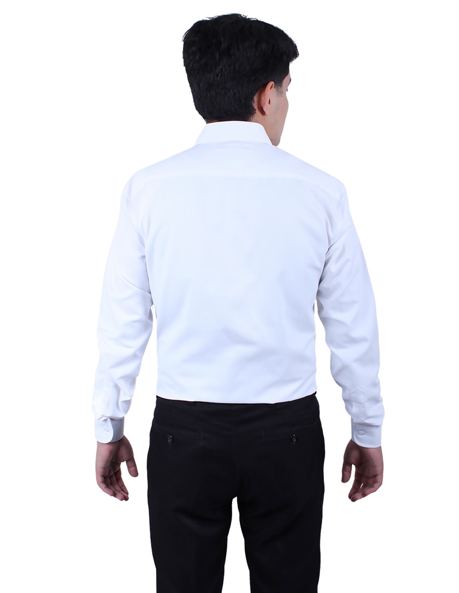 Camisa de vestir manga larga para hombre 4