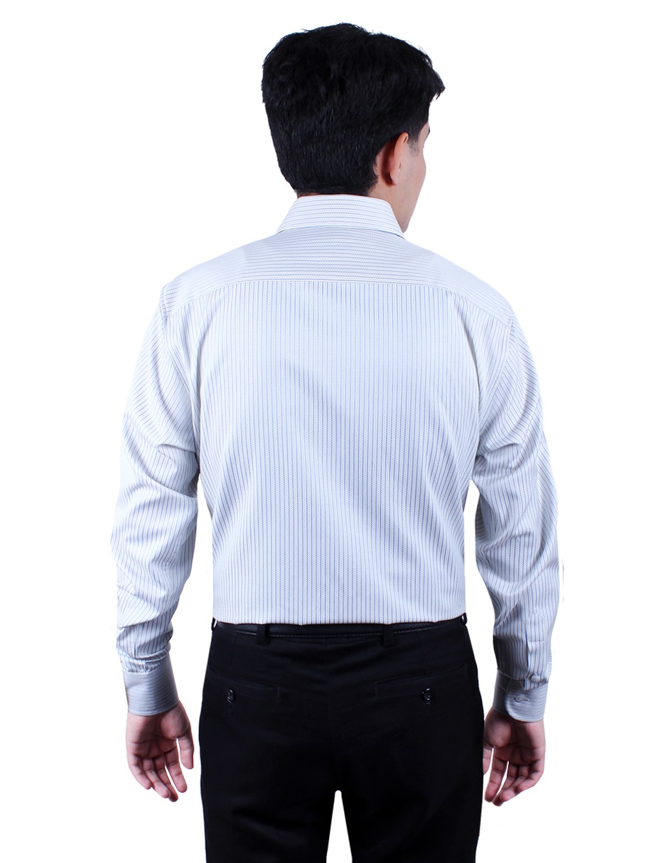 Camisa de vestir Parllieni manga larga para hombre