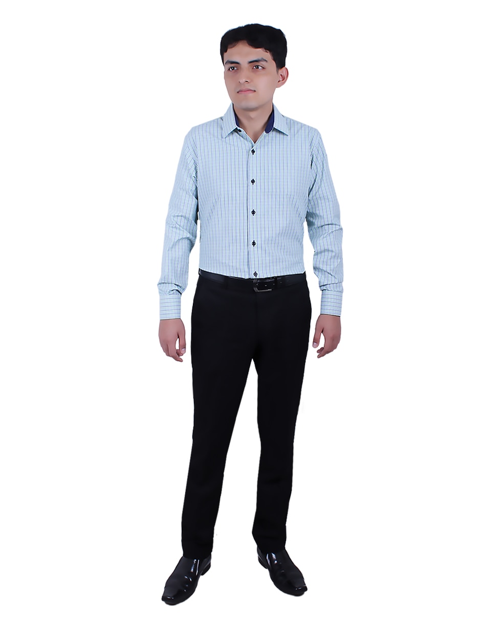 Camisa de vestir manga larga para hombre 2
