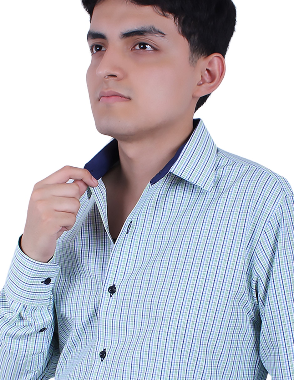 Camisa de vestir manga larga para hombre 3