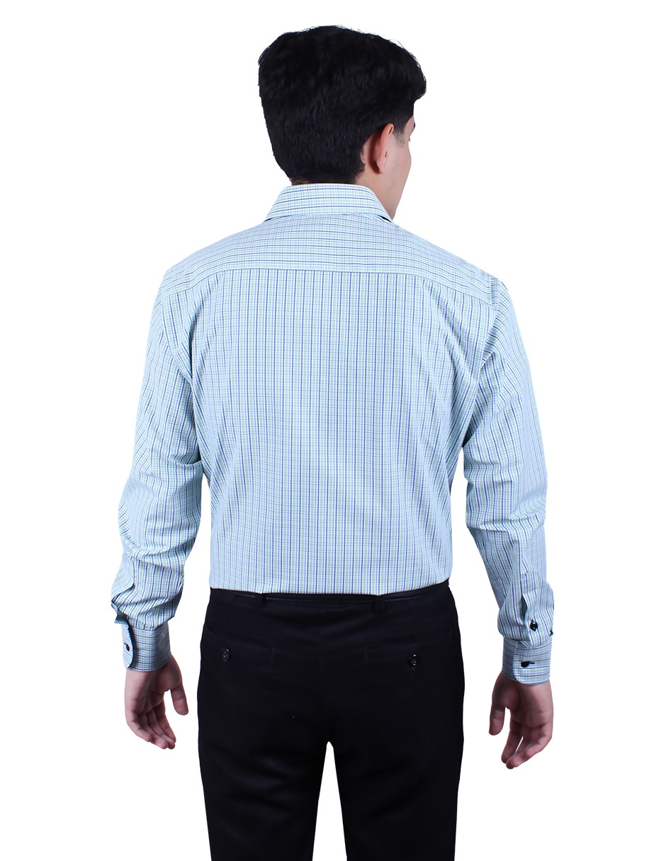 Camisa de vestir manga larga para hombre 4