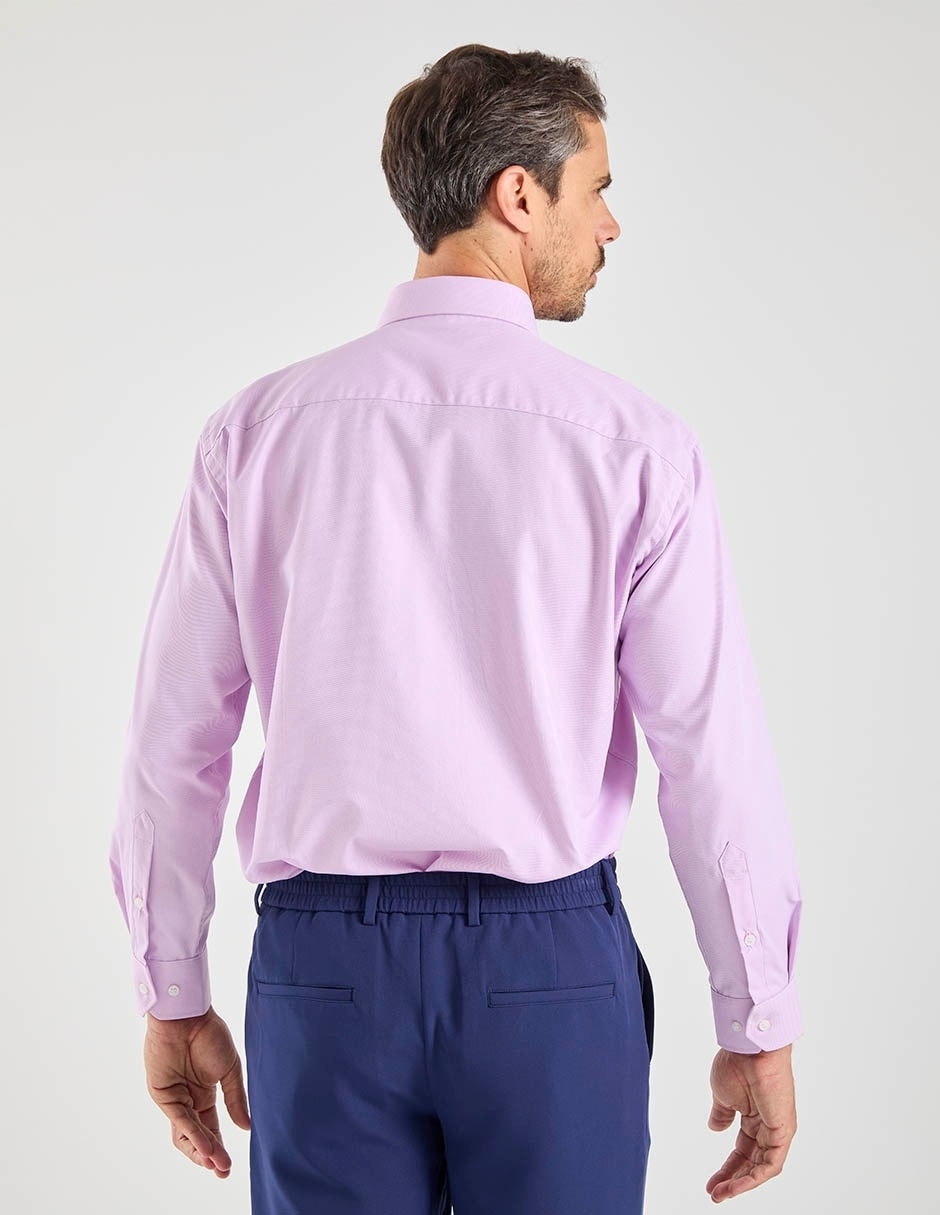 Camisa formal Pierre Cardin manga larga para hombre