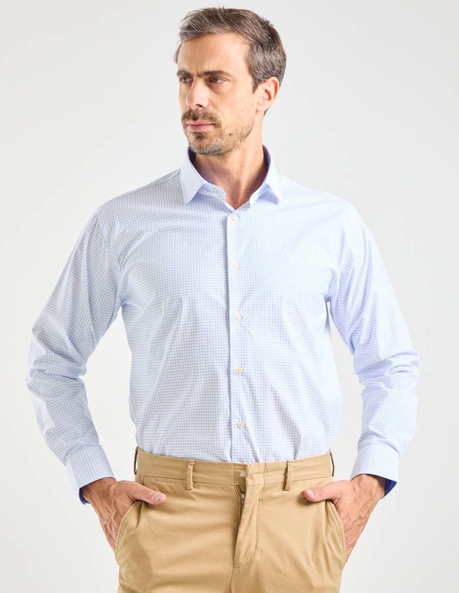 Camisa formal manga larga para hombre Camisa formal manga larga para hombre