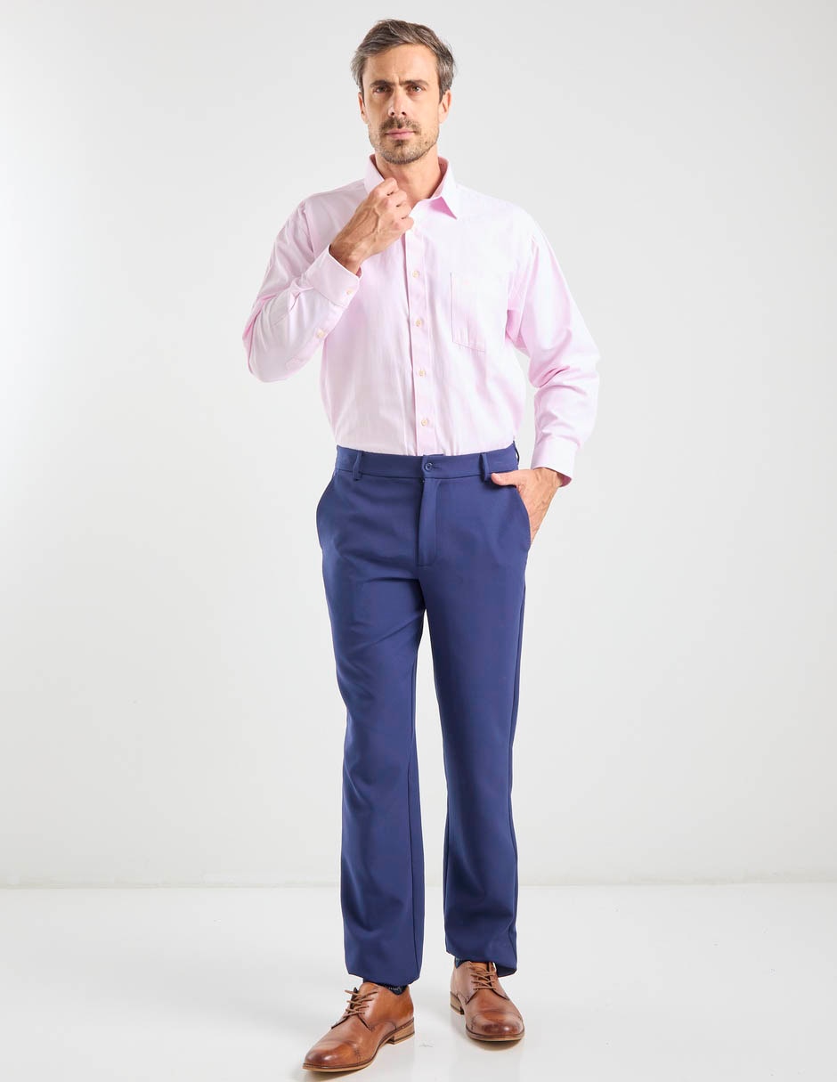 Camisa de vestir Pierre Cardin de algodón manga larga para hombre