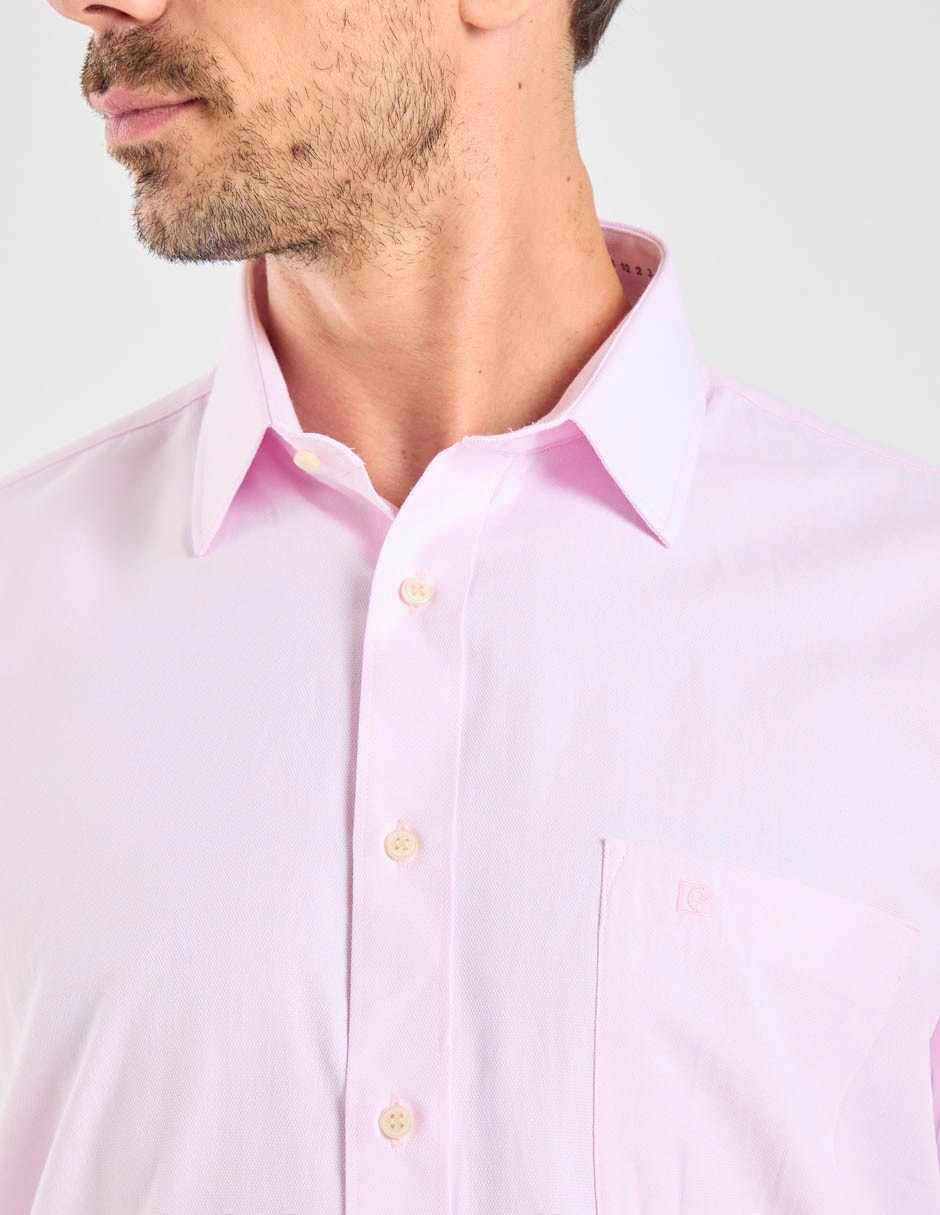 Camisa de vestir Pierre Cardin de algodón manga larga para hombre