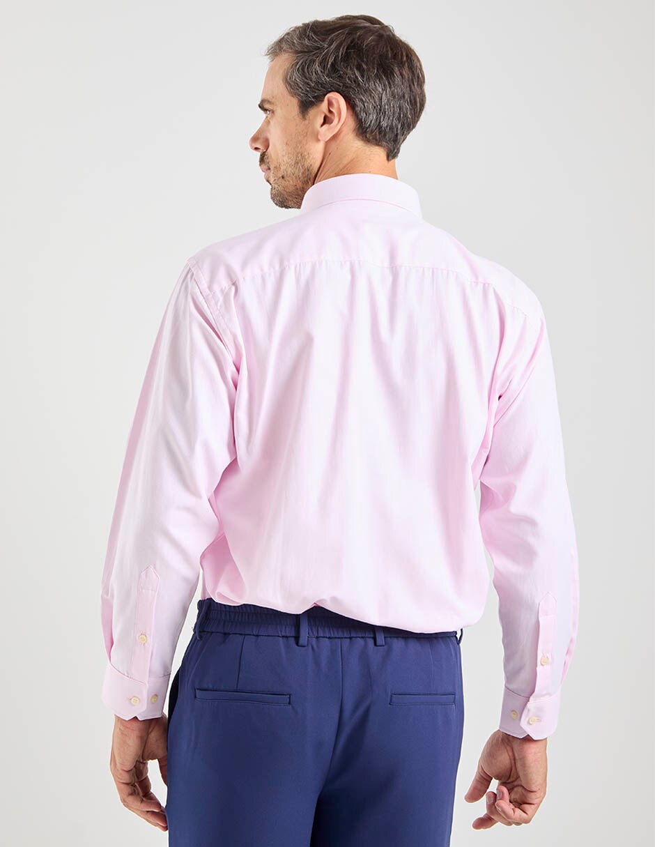 Camisa de vestir Pierre Cardin de algodón manga larga para hombre