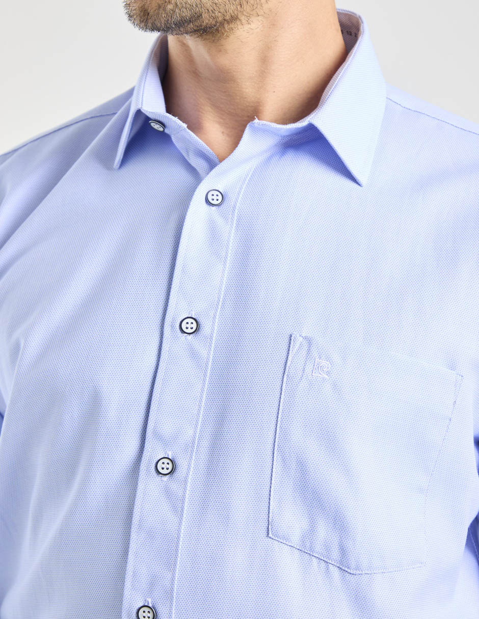 Camisa formal manga larga para hombre 4