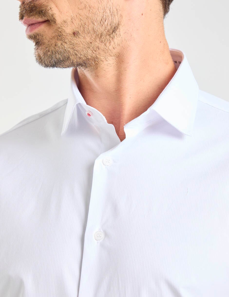 Camisa de vestir Pierre Cardin manga larga para hombre