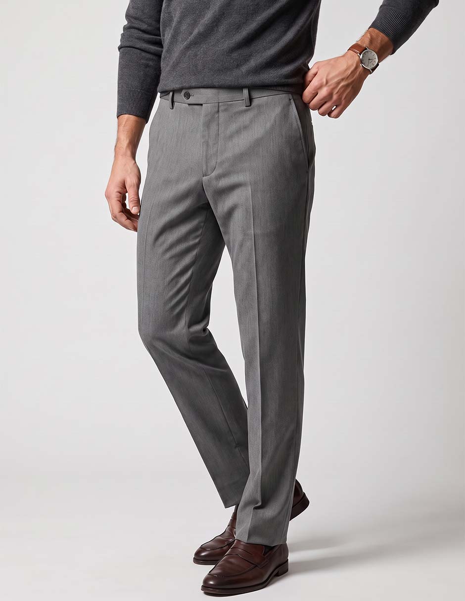 Pantalón business casual straight para hombre Pantalón business casual straight para hombre