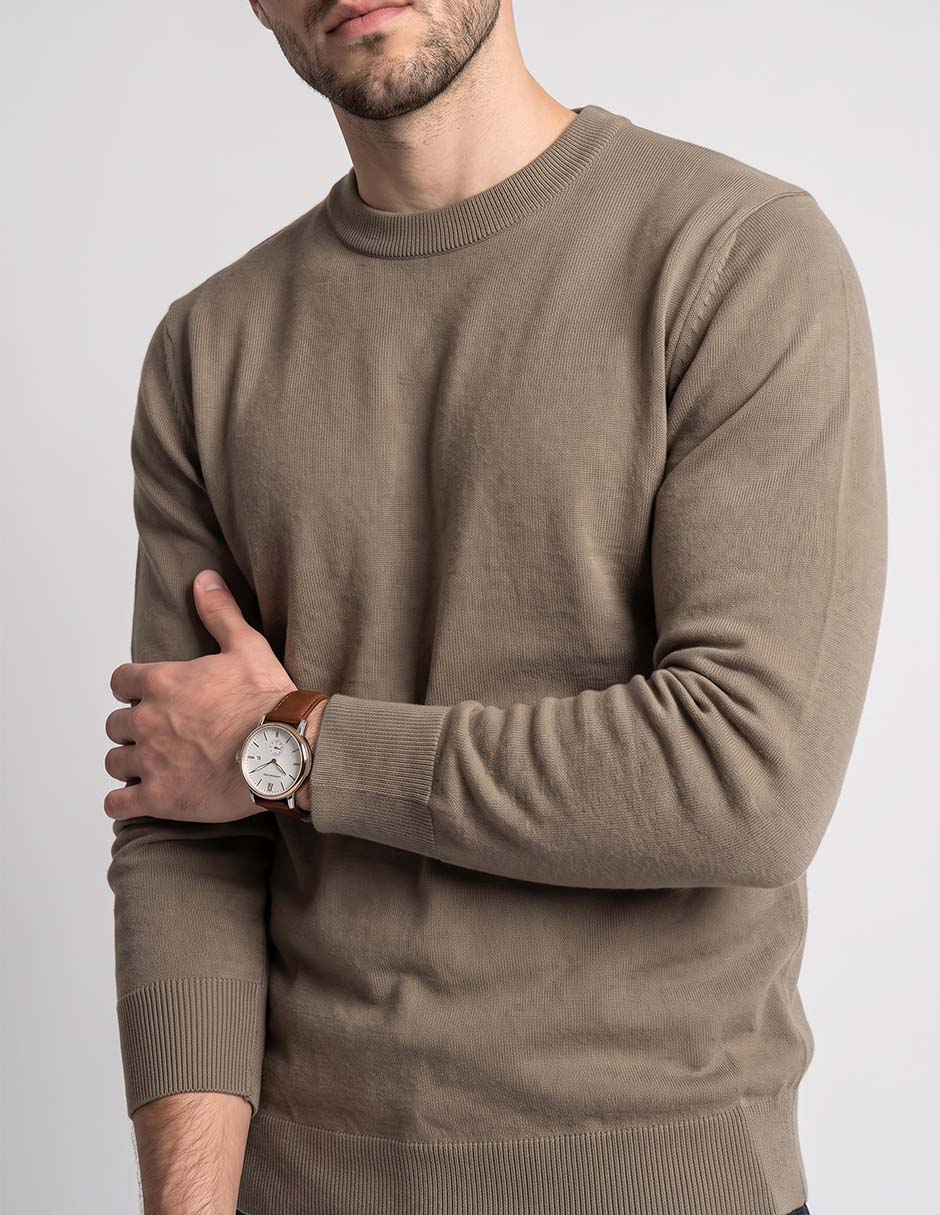 Suéter cuello redondo para hombre 2