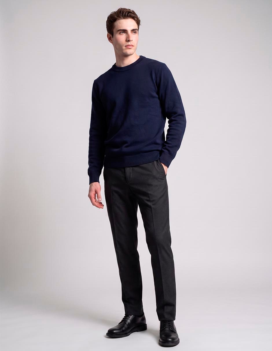 Suéter cuello redondo para hombre Suéter cuello redondo para hombre