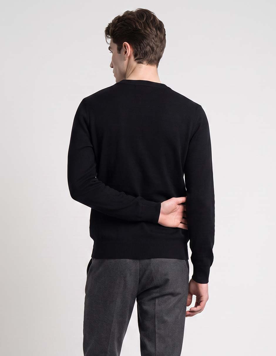 Suéter cuello redondo para hombre 2