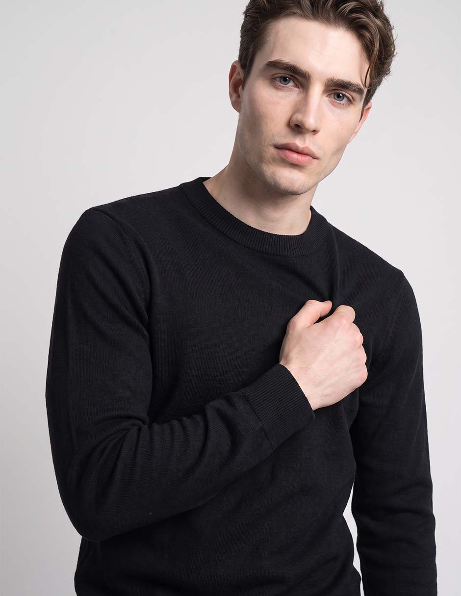 Suéter cuello redondo para hombre 3