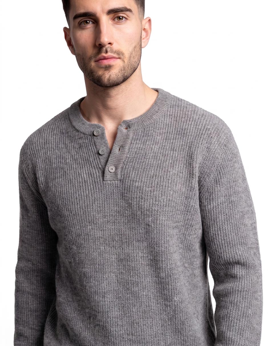 Suéter cuello redondo para hombre 3
