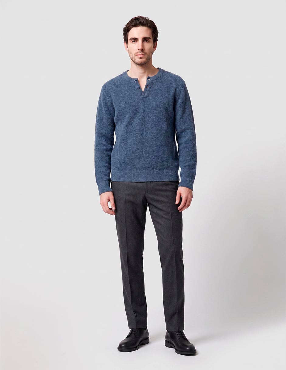 Suéter cuello redondo para hombre