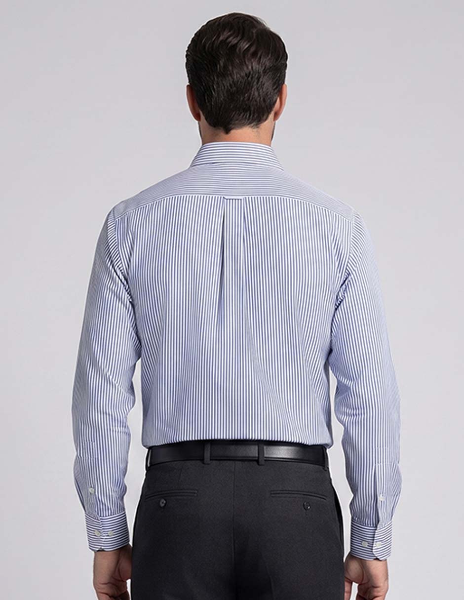Camisa formal Pierre Cardin manga larga para hombre