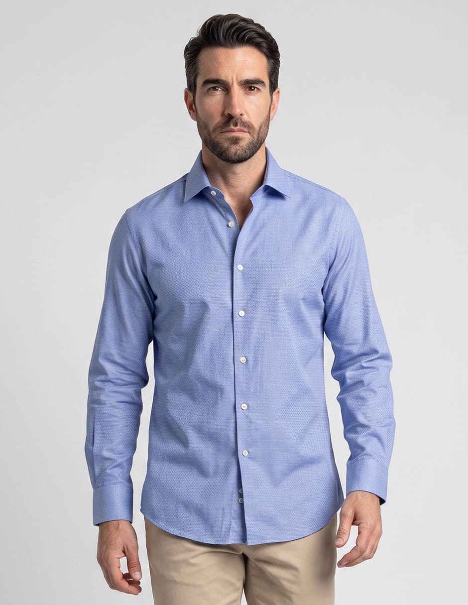 Camisa formal manga larga para hombre Camisa formal manga larga para hombre