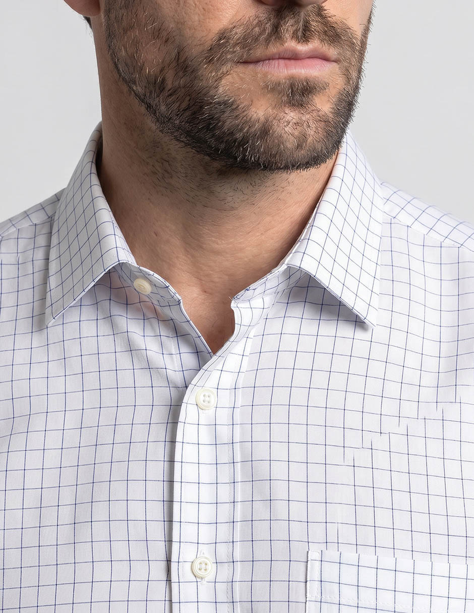 Camisa business casual Pierre Cardin manga larga para hombre