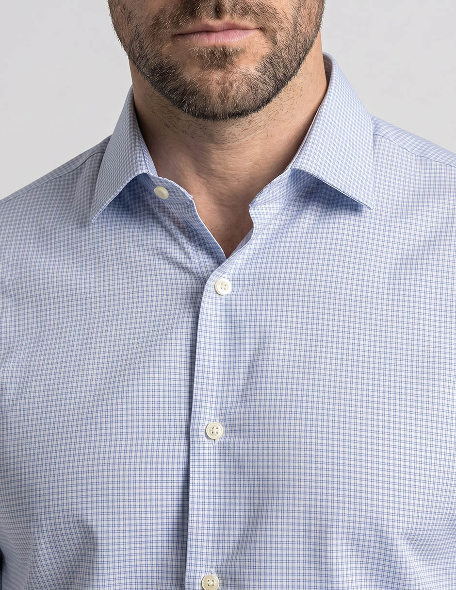 Camisa de vestir Pierre Cardin de algodón manga larga para hombre