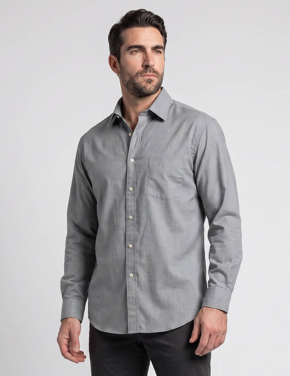Camisa formal manga larga para hombre Camisa formal manga larga para hombre
