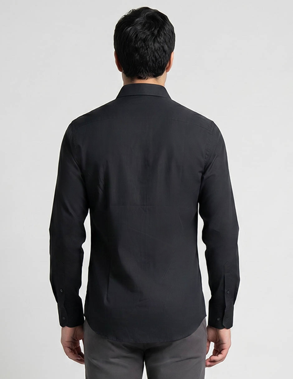 Camisa de vestir pierre cardin manga larga para hombre