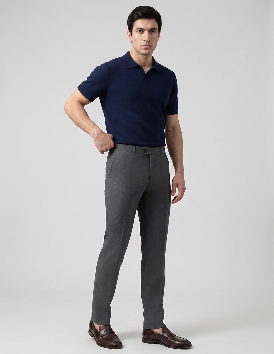 Pantalón business casual de vestir slim Contempo para hombre