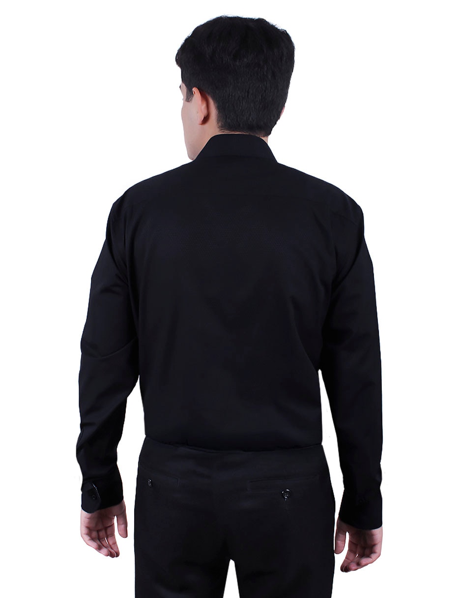 Camisa parllieni manga larga para hombre
