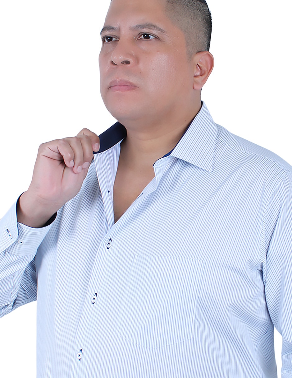 Camisa formal de manga larga para hombre