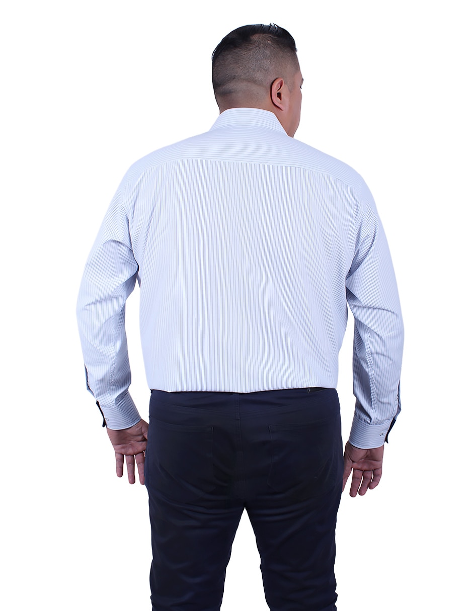 Camisa formal de manga larga para hombre