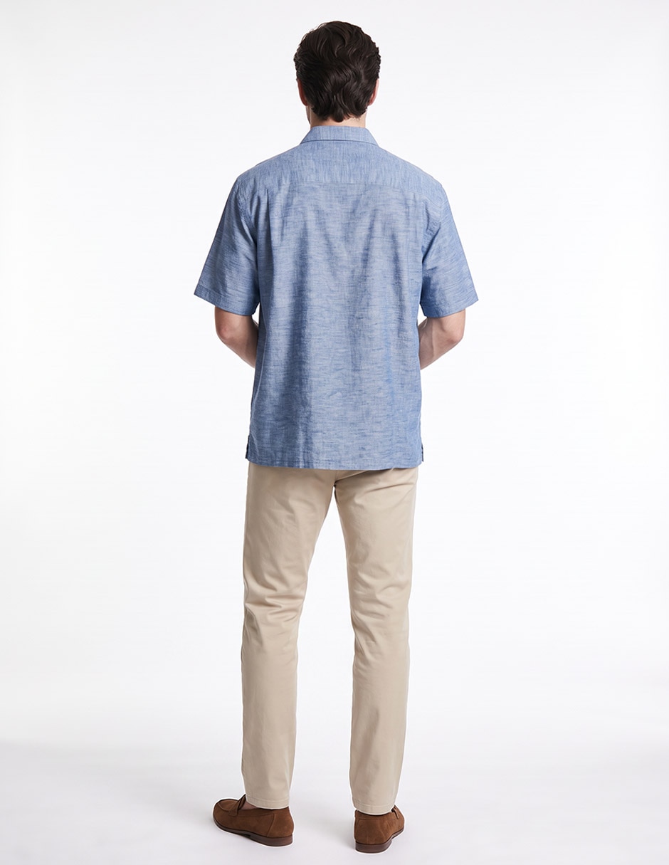 Camisa casual manga corta para hombre 3
