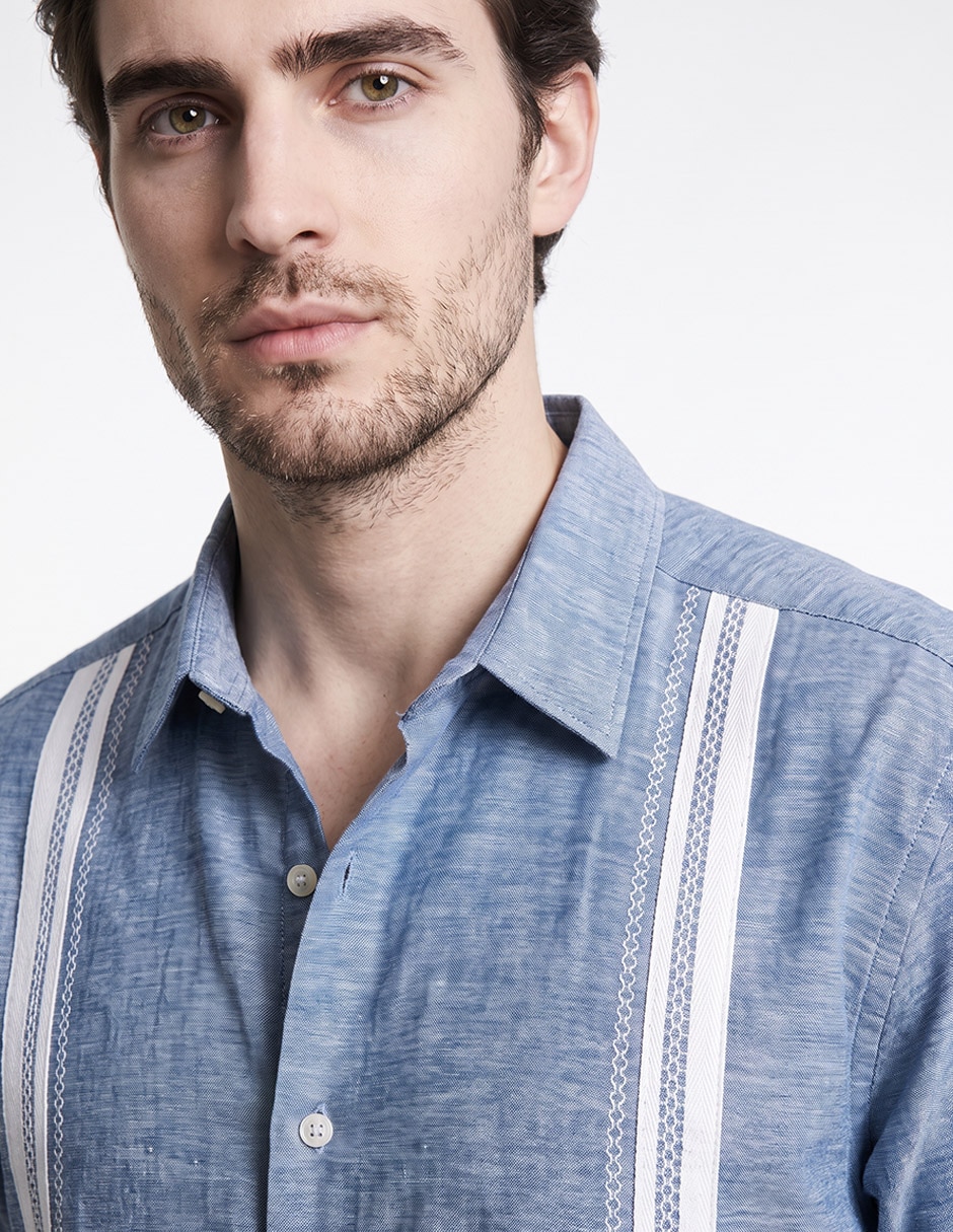 Camisa casual manga corta para hombre 2
