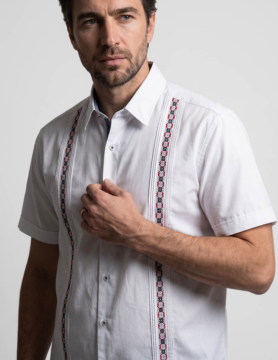 Camisa casual manga corta para hombre