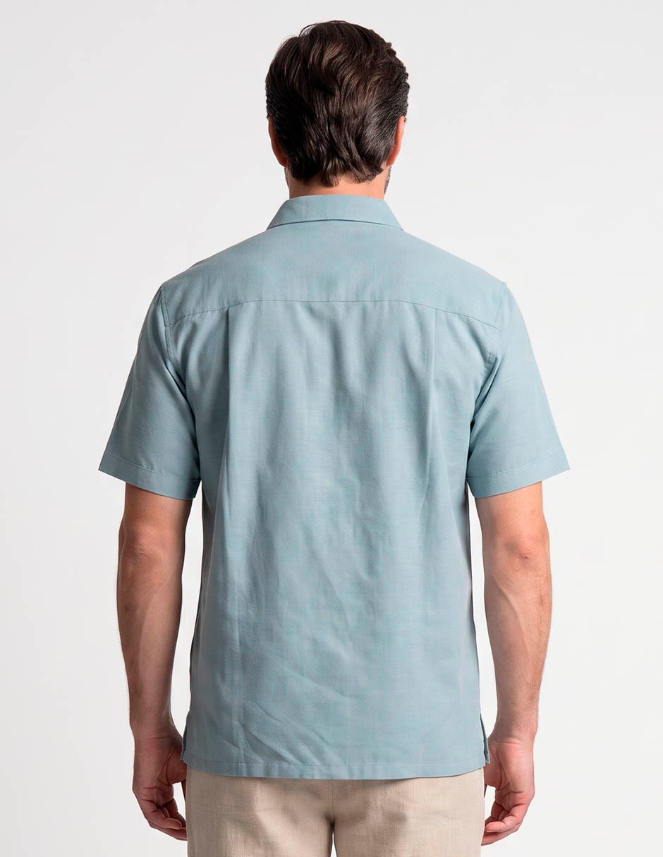 Camisa casual manga corta para hombre 3