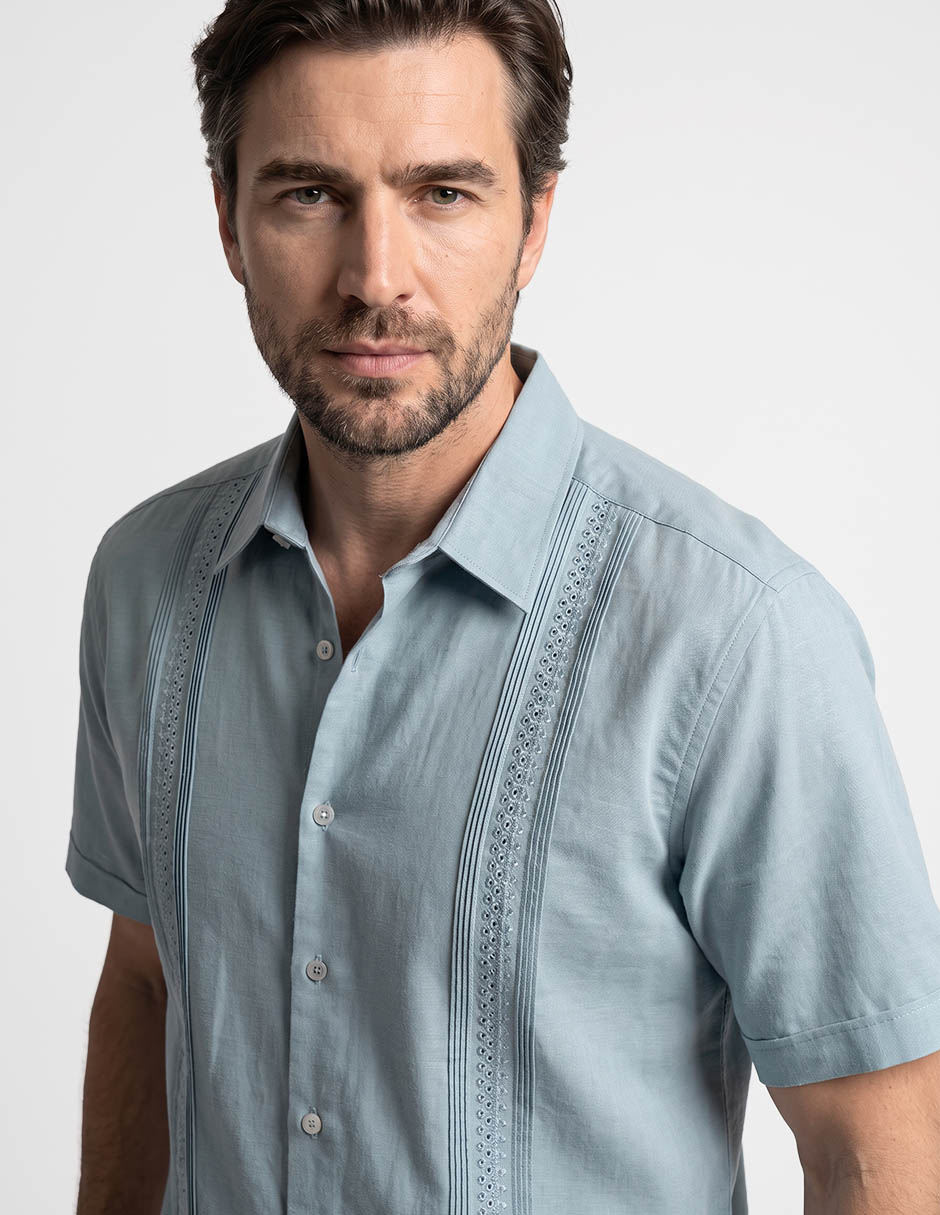 Camisa casual manga corta para hombre 2