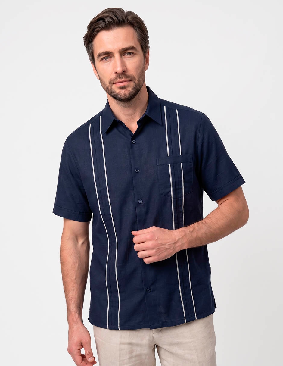 Guayabera manga corta para hombre Guayabera manga corta para hombre