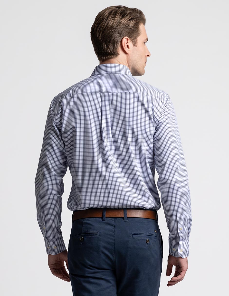 Camisa casual manga larga para hombre 2
