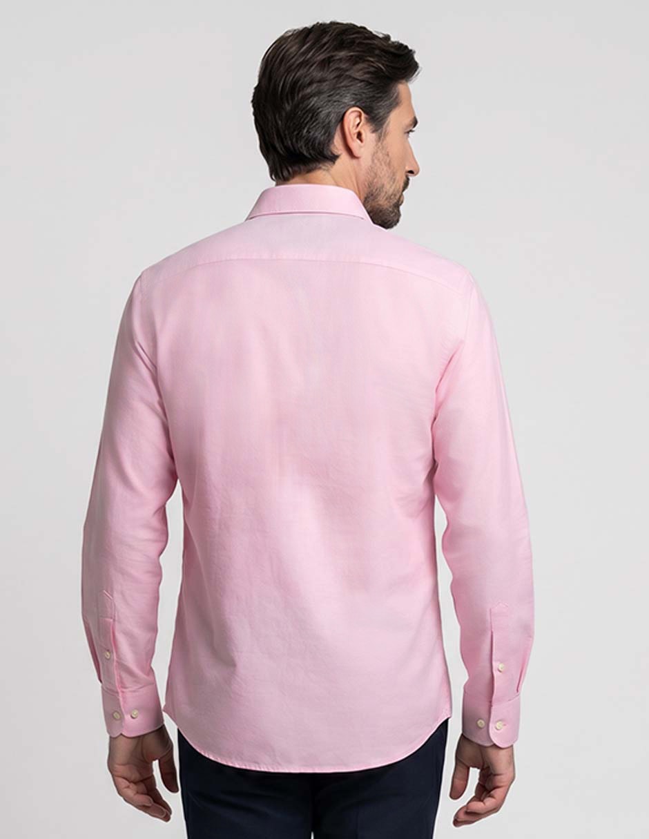 Camisa casual chaps manga larga para hombre 2