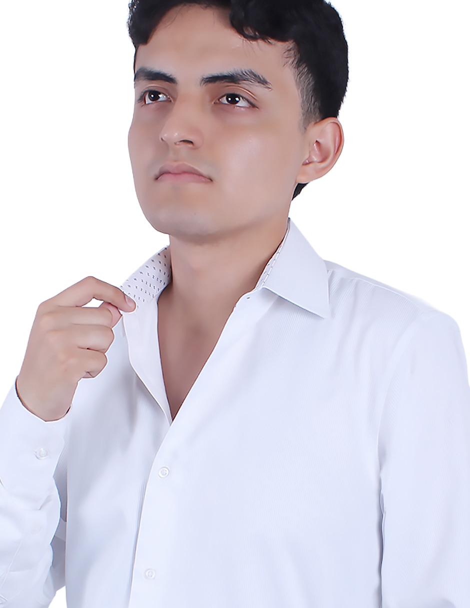 Camisa de vestir Parllieni manga larga para hombre