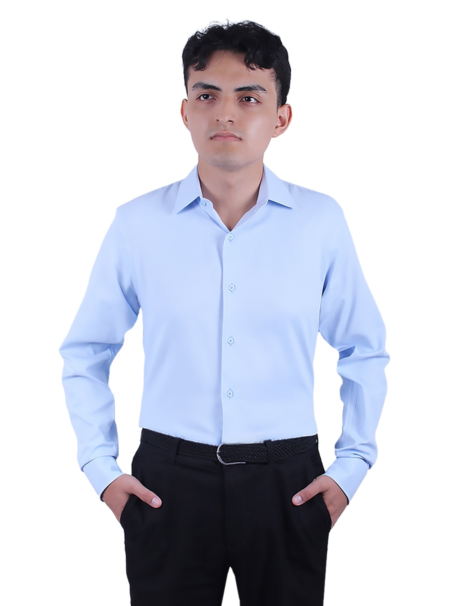 Camisa de vestir manga larga para hombre Camisa de vestir manga larga para hombre