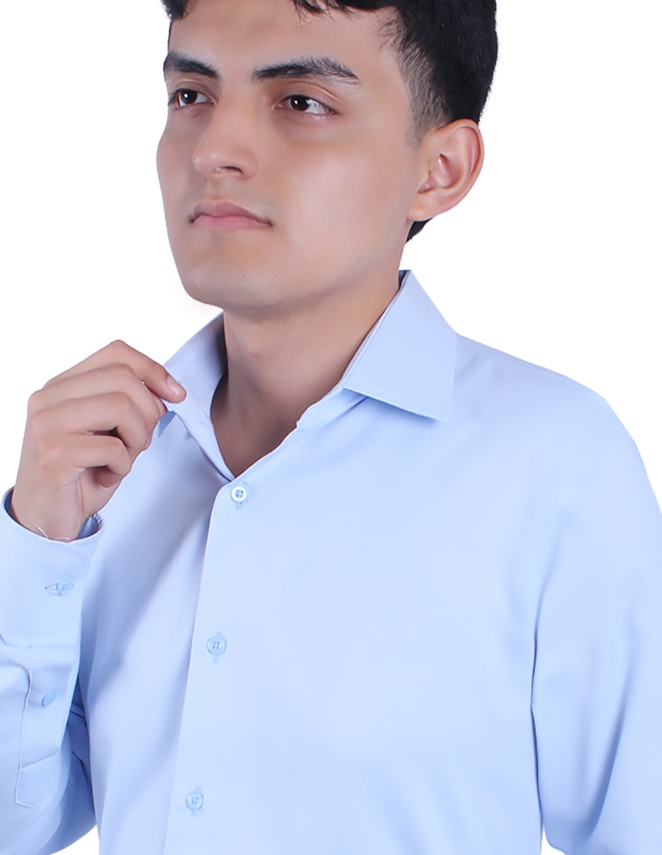 Camisa de vestir Parllieni manga larga para hombre