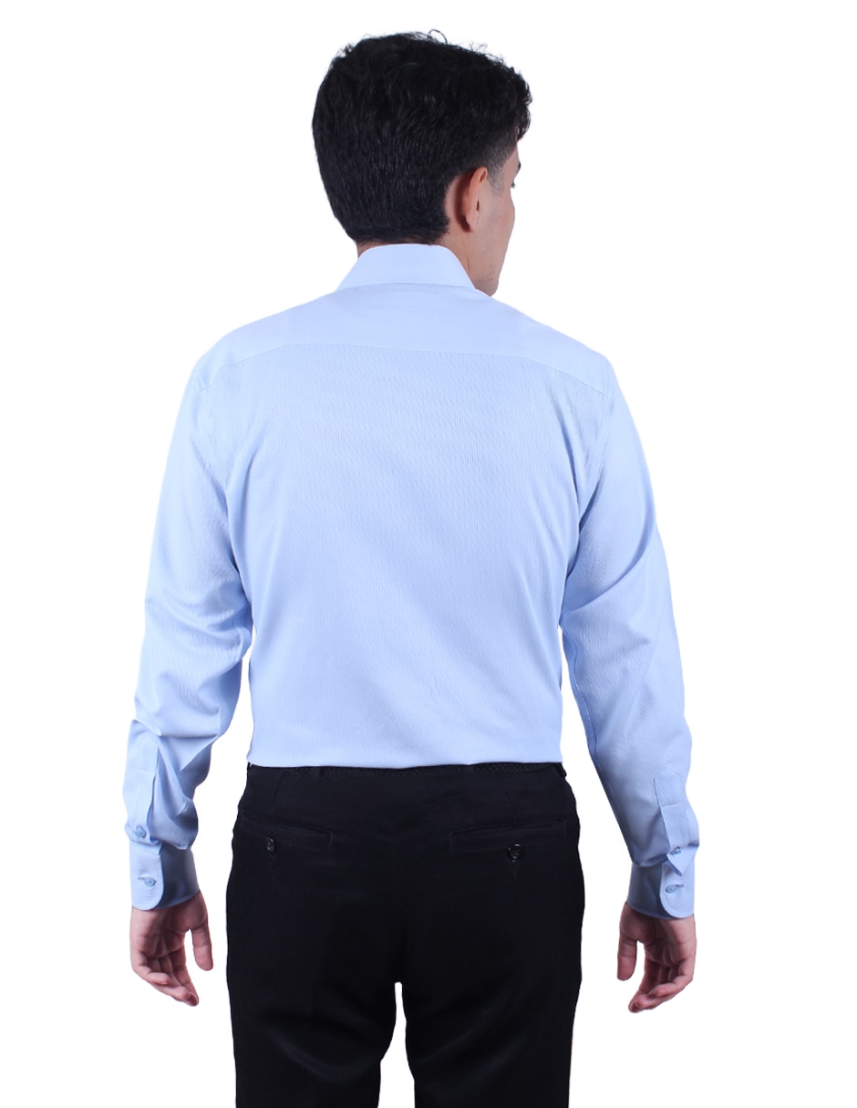 Camisa de vestir Parllieni manga larga para hombre