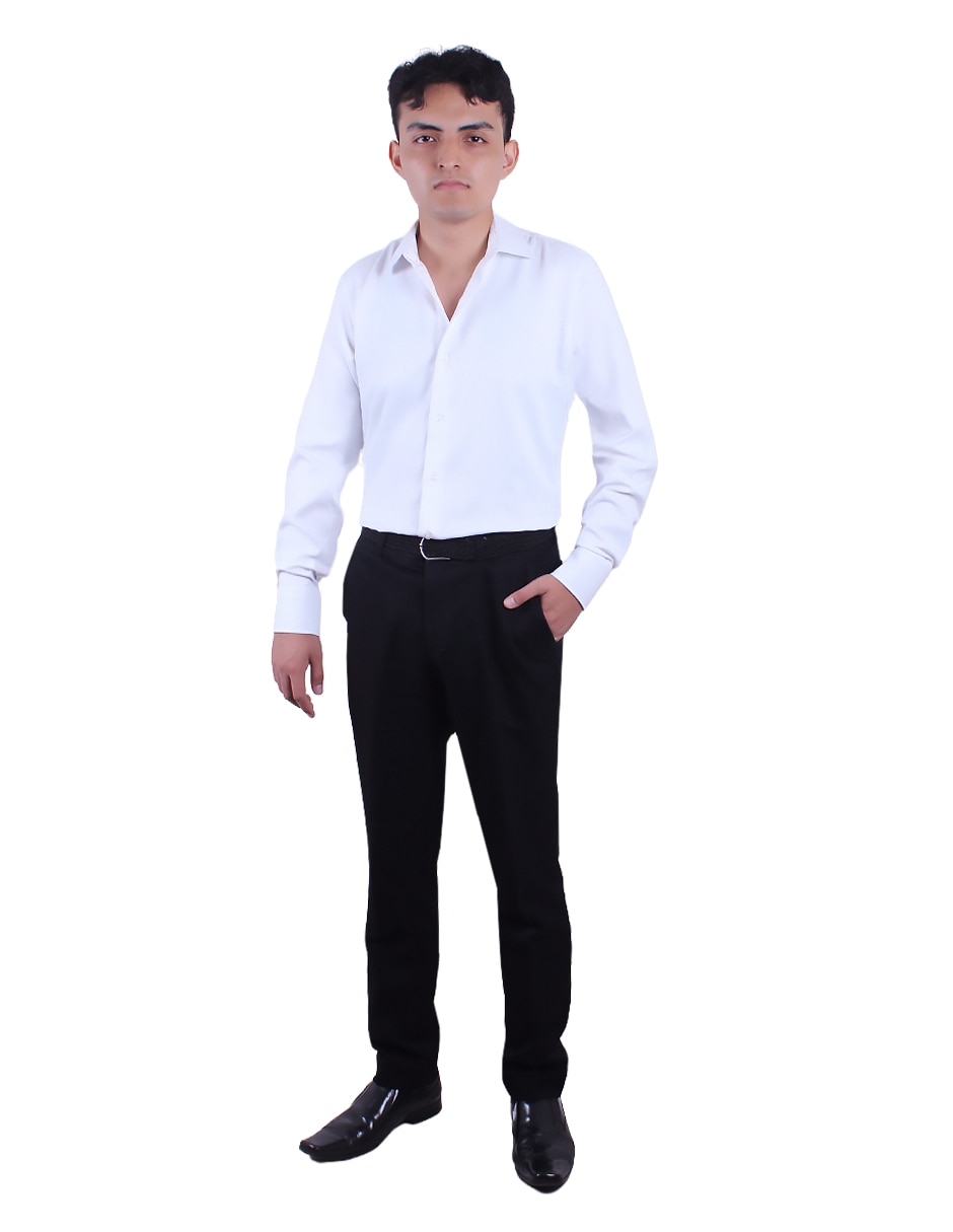 Camisa de vestir Parllieni manga larga para hombre