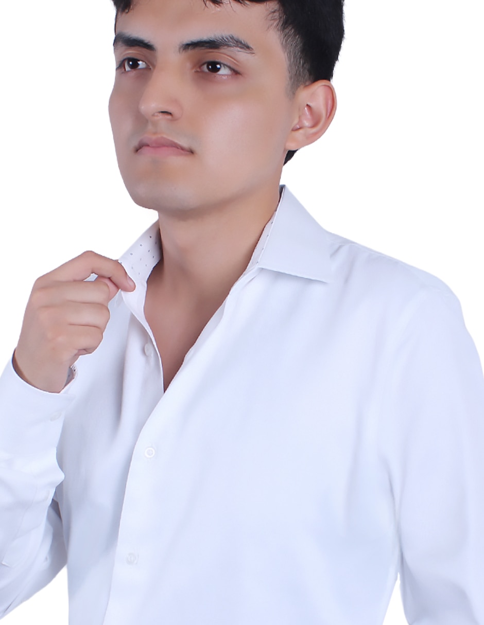 Camisa de vestir Parllieni manga larga para hombre