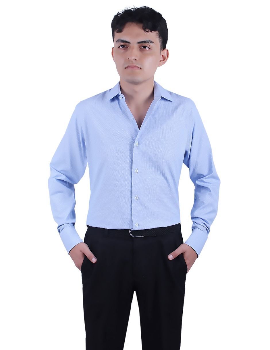 Camisa de vestir manga larga para hombre Camisa de vestir manga larga para hombre
